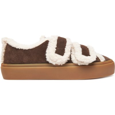 Sneakers Inuikii Shearling Low Velcro 1001.001.0231 Braun
