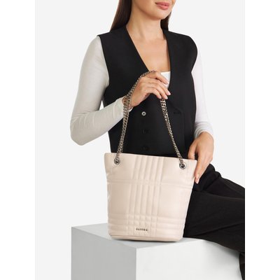 Handtasche Badura JH6257-BR. Creme