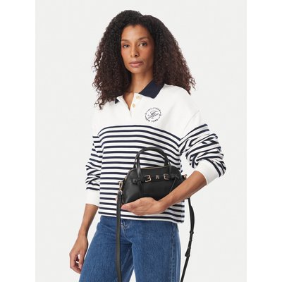 Handtasche Tommy Hilfiger Th Buckle Mini Tote AW0AW19034 Schwarz