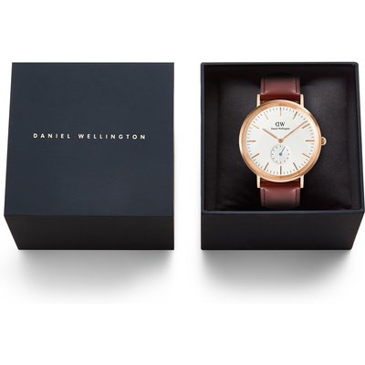 Uhr Daniel Wellington Classic St. Mawes Horloge DW00100871 Braun