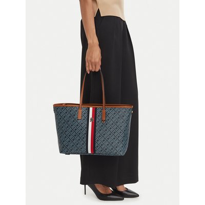 Handtasche Tommy Hilfiger Th Monoplay AW0AW19178 Dunkelblau