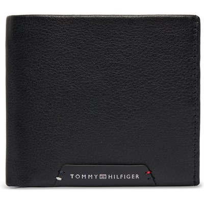 Geldbörse Tommy Hilfiger Th Corp Cc Flap And Coin AM0AM14780 Schwarz