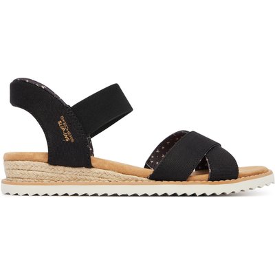Sandalen Skechers BOBS Desert Kiss - Golden Lily 114418/BLK Schwarz