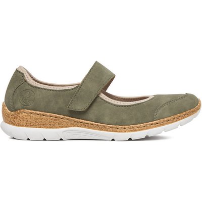 Halbschuhe Rieker N42B0-52 Grün