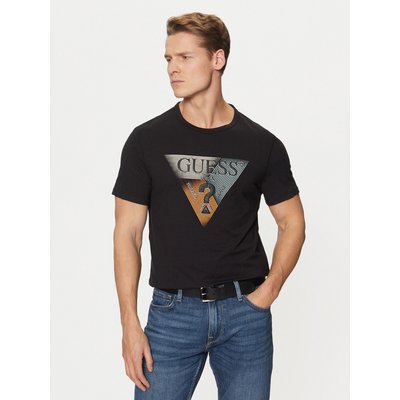 Guess T-Shirt M5RI14 J1314 Schwarz Slim Fit