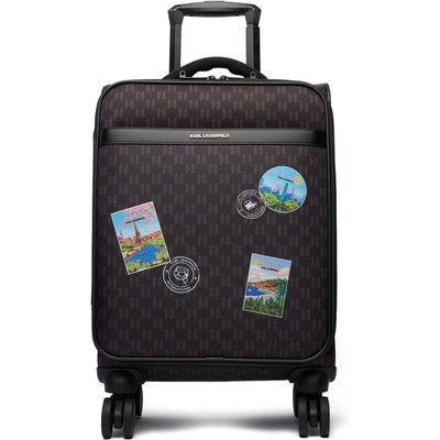 Kabinenkoffer KARL LAGERFELD Ikon Monogram B1W30253 Braun