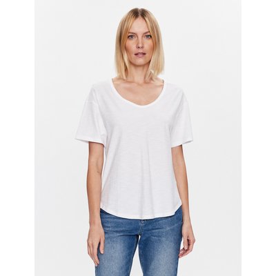 United Colors Of Benetton T-Shirt 3BVXD1033 Weiß Relaxed Fit