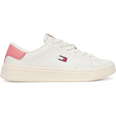 Sneakers Tommy Jeans Tjw Script Cupsole EN0EN02960 Weiß