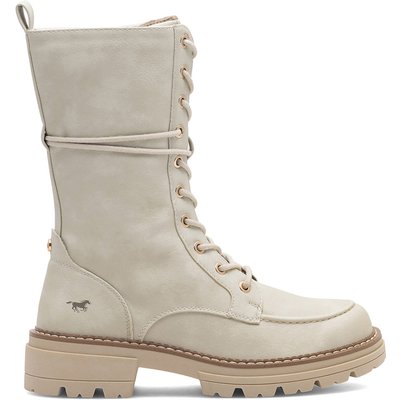 Schnürschuhe Mustang 1437-503 Weiß