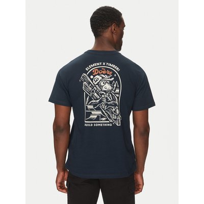 Element T-Shirt ELYZT00520 Dunkelblau Regular Fit