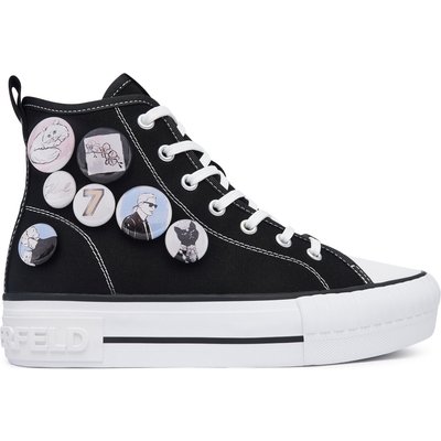 Sneakers aus Stoff KARL LAGERFELD KL60459 Schwarz