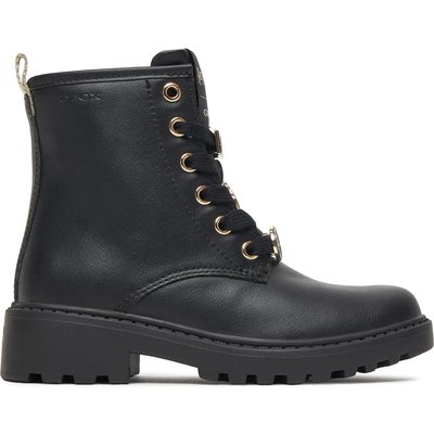 Stiefel Geox J Casey J5620B 000BC C9999 S Schwarz