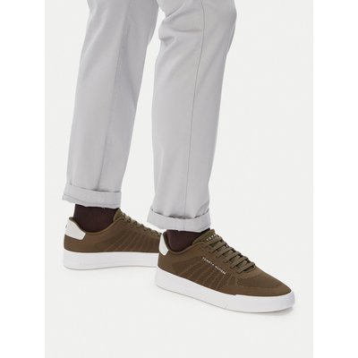 Sneakers Tommy Hilfiger Th Court Knit FM0FM05823 Grün