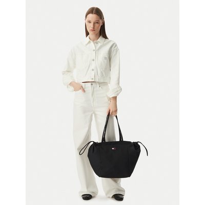 Handtasche Tommy Jeans Tjw Ess Daily Tote AW0AW18771 Schwarz