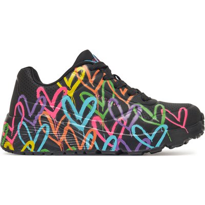 Sneakers Skechers Uno Lite-Spread The Love 314064L/BKMT Schwarz