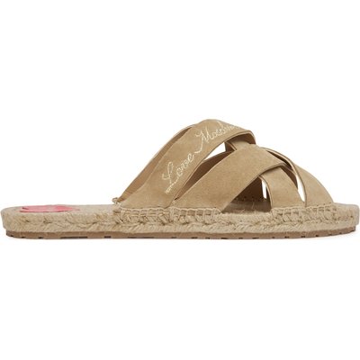 Pantoletten LOVE MOSCHINO JA28362G0MIG0104 Beige