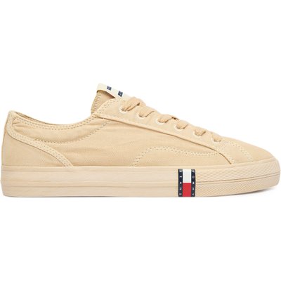 Sneakers aus Stoff Tommy Jeans Archive Vulc Y2K Washed Canvas EN0EN02957 Beige