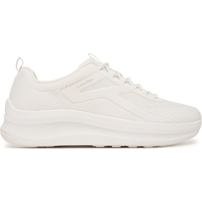 Sneakers Calvin Klein Andrea - Chunky Ck Stripe Runner Trainers HM0HM02158 Weiß