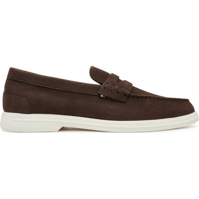 Mokassins Tommy Hilfiger Nubuck P Loafer FM0FM05350 Braun