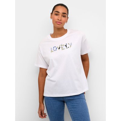 Kaffe T-Shirt Firia 10508406 Weiß Regular Fit