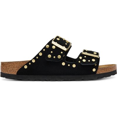 Pantoletten Birkenstock Arizona Rivet 1030348 Schwarz