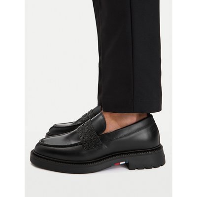 Slipper Tommy Hilfiger Corporate Casual FM0FM05968 Schwarz