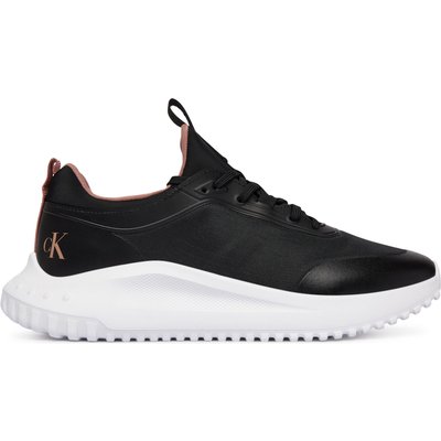 Sneakers Calvin Klein Jeans Eva Runner Laceup Sock Mat Mix YW0YW02064 Schwarz