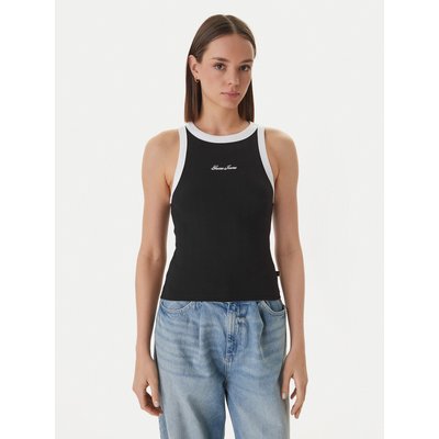 Guess Jeans Top W6GPZ8 KF641 Schwarz Slim Fit