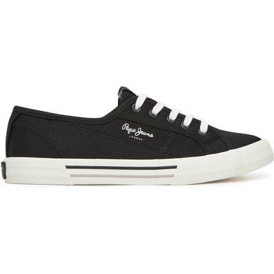 Sneakers aus Stoff Pepe Jeans Brady Basic W PLS31287 Schwarz