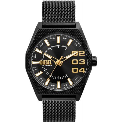 Uhr Diesel Scraper DZ2194 Schwarz