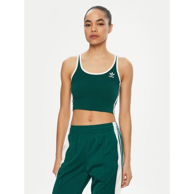 adidas Top adicolor 3-Stripes JD4614 Grün Slim Fit
