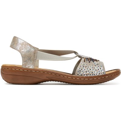 Sandalen Rieker CEO-60880-90 Silberfarben