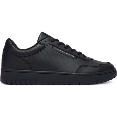 Sneakers Tommy Hilfiger Th Basket Core Leather FM0FM05927 Schwarz