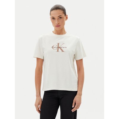 Calvin Klein Jeans T-Shirt LV047B865G Weiß Relaxed Fit