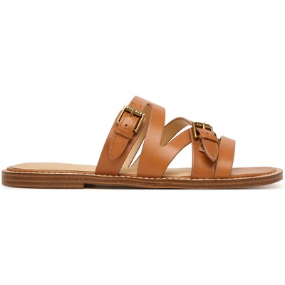 Pantoletten Guess FLJGRY LEA03 Hellbraun
