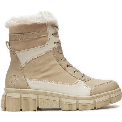 Schnürschuhe Rieker X3403-62 Beige