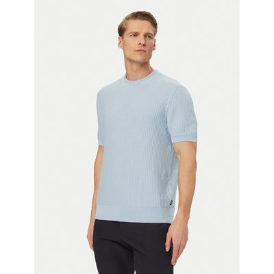 BOSS Pullover H-Nilton 50560468 Hellblau Regular Fit