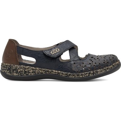 Halbschuhe Rieker 463H4-14 Dunkelblau