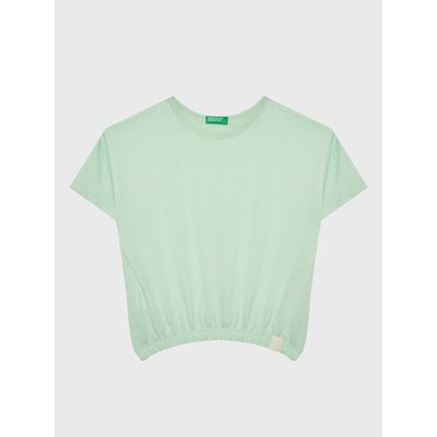 United Colors Of Benetton T-Shirt 37YKC10AU Grün Boxy Fit