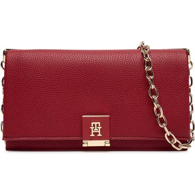 Handtasche Tommy Hilfiger Th Her Chain AW0AW17403 Rot