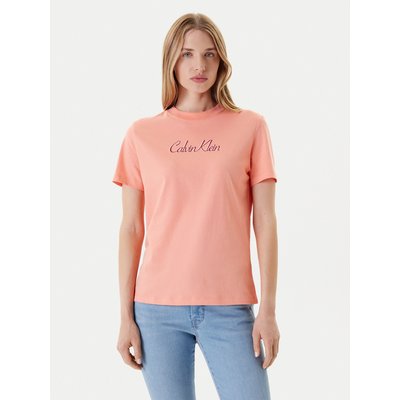 Calvin Klein Jeans T-Shirt Classic Logo LV047C854G Orange Regular Fit