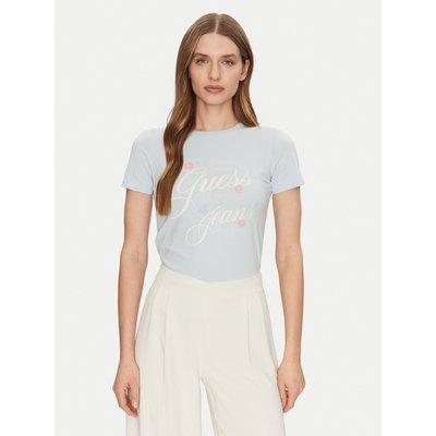 Guess Jeans T-Shirt W5GI24 J1314 Blau Regular Fit