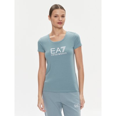 EA7 Emporio Armani T-Shirt 8NTT66 TJFKZ 1533 Blau Slim Fit