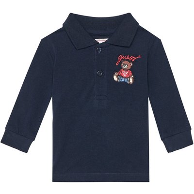 Guess Poloshirt N5YP00 KADZ4 Dunkelblau Regular Fit