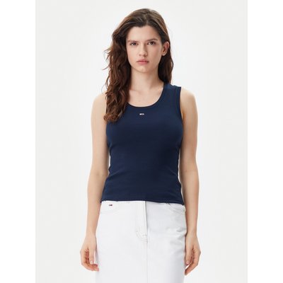 Tommy Jeans Top Essential DW0DW20673 Dunkelblau Slim Fit