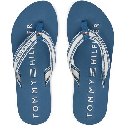 Zehentrenner Tommy Hilfiger Th Webbing Summer Sandal FW0FW09193 Blau