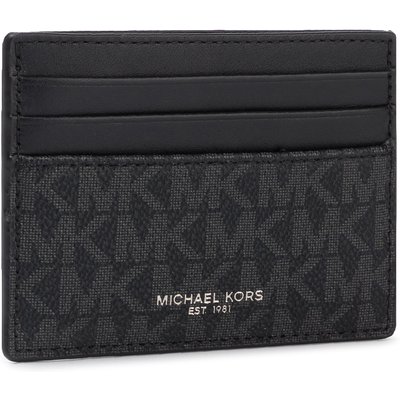 Kreditkartenetui MICHAEL Michael Kors Greyson 39F9LGYD2B Schwarz