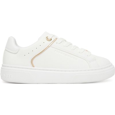 Sneakers Tommy Hilfiger Low Cut Lace Up Sneaker T3A9-33982-1355 D Weiß