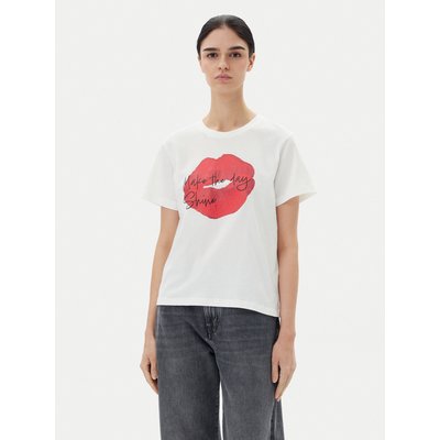 JDY T-Shirt Daisy 15348400 Weiß Regular Fit