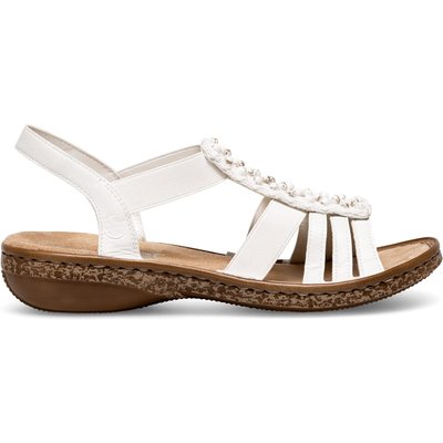Sandalen Rieker 62809-60 Weiß